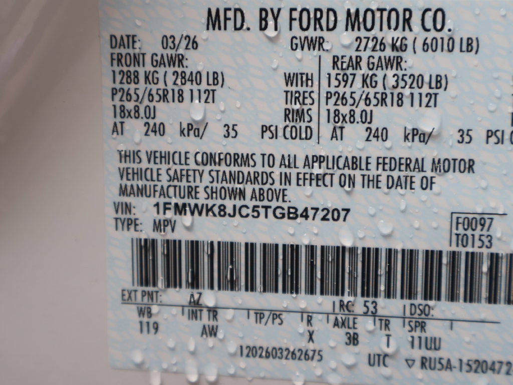 New 2026 Ford Explorer Tremor w/ Tremor Ultimate Package AWD/4WD image 43