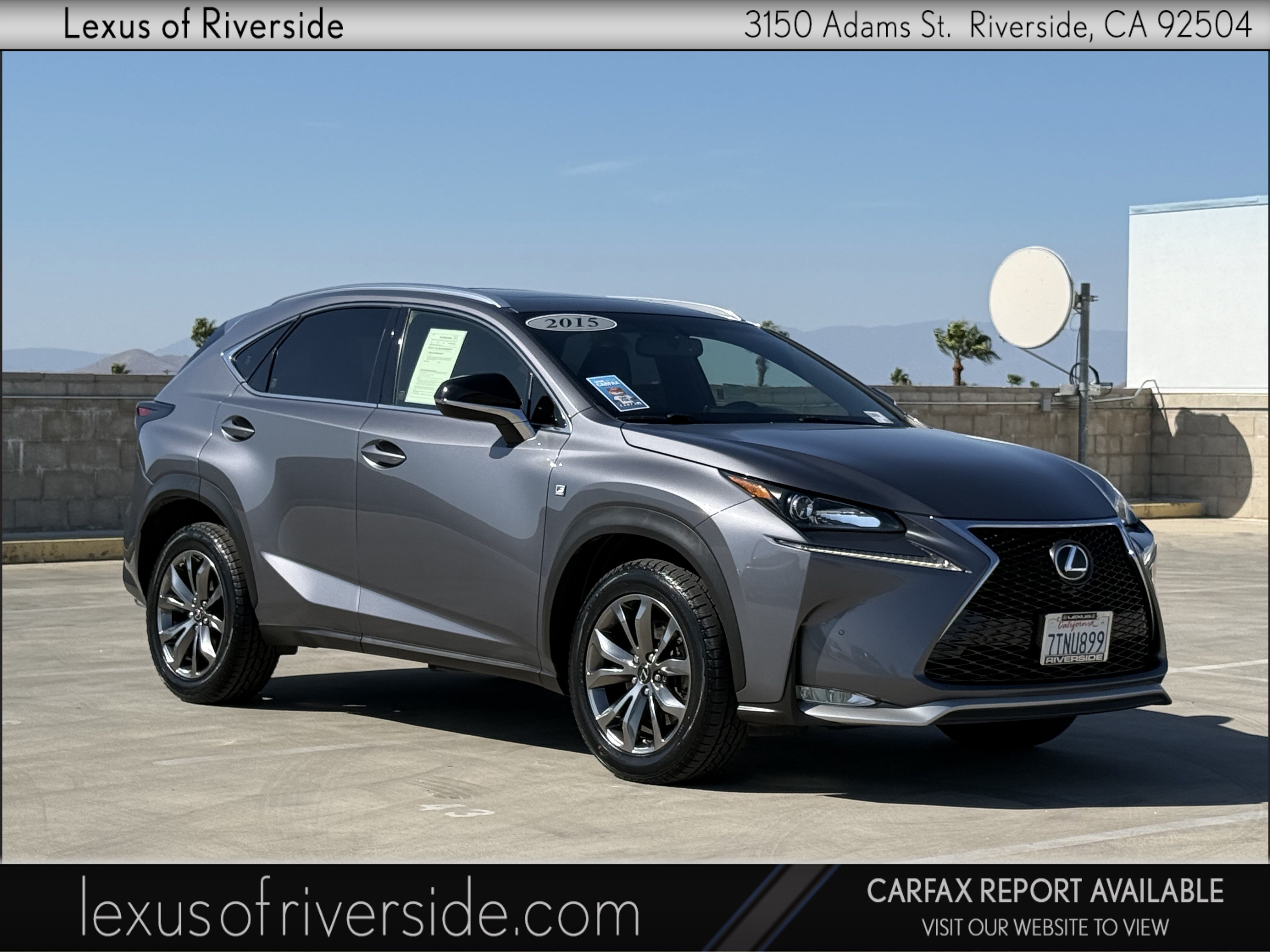 Used 2015 Lexus NX 200t F Sport w/ Navigation System Package