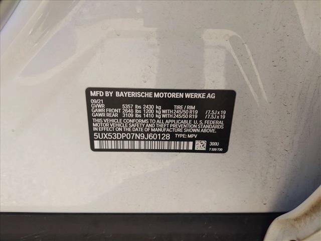 Used 2022 BMW X3 xDrive30i w/ Convenience Package AWD/4WD image 15