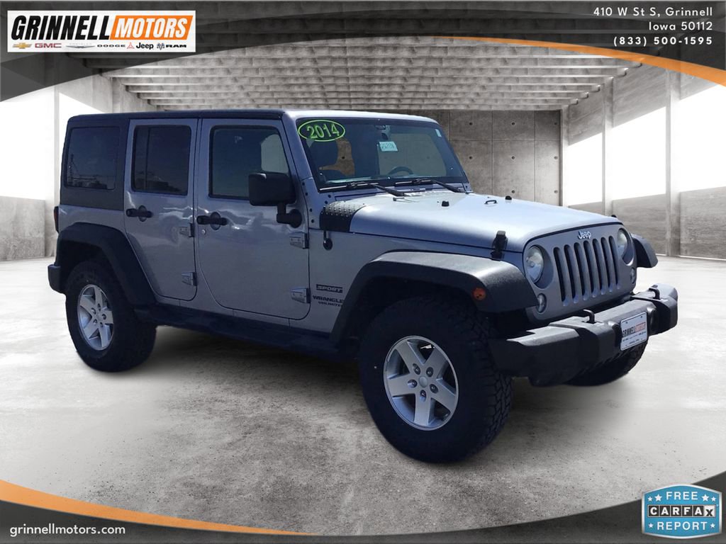 Used 2014 Jeep Wrangler Unlimited Sport w/ Quick Order Package 24S AWD/4WD image 3