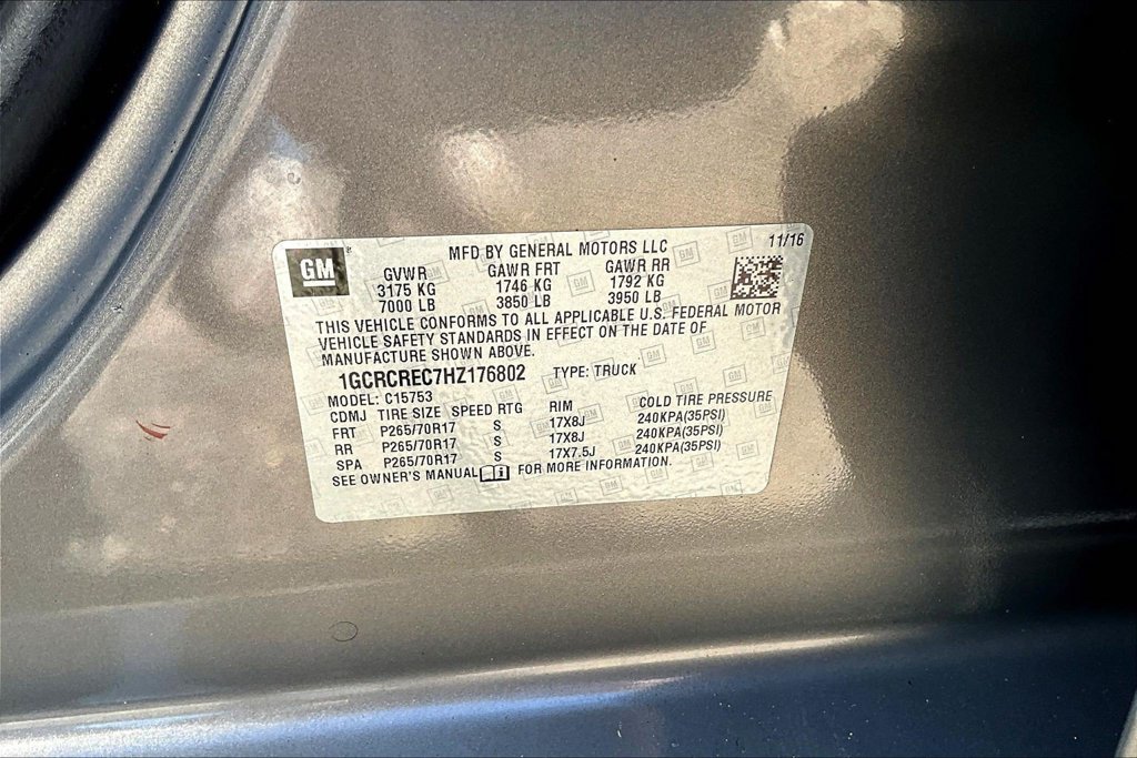 Used 2017 Chevrolet Silverado 1500 LT w/ All Star Edition RWD image 20