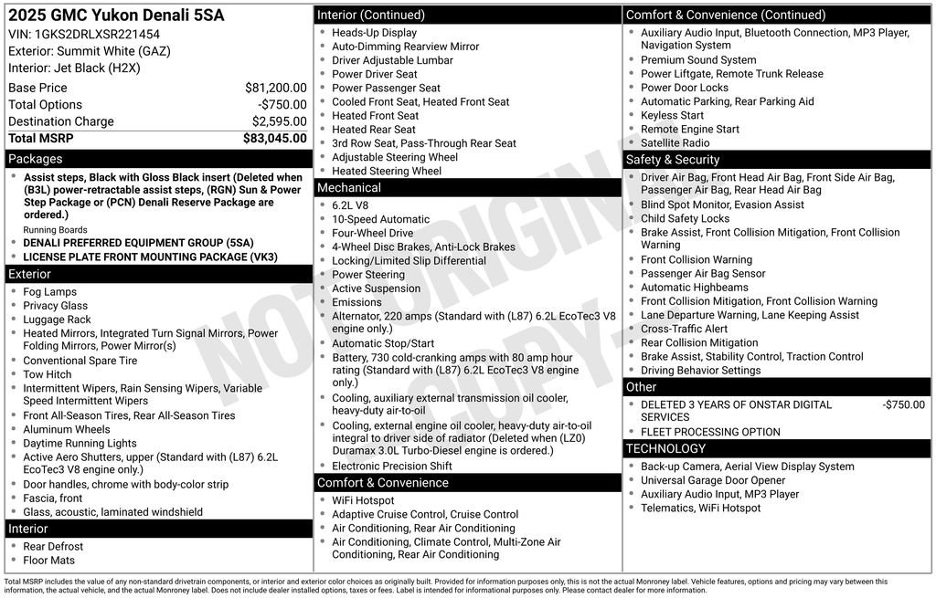 Used 2025 GMC Yukon Denali image 54