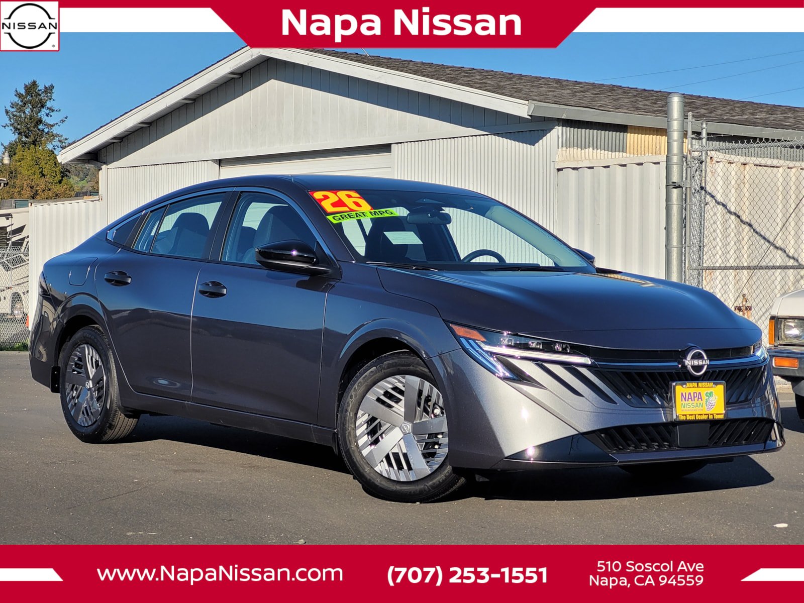 New 2026 Nissan Sentra S w/ Floor Mat Package FWD image 1
