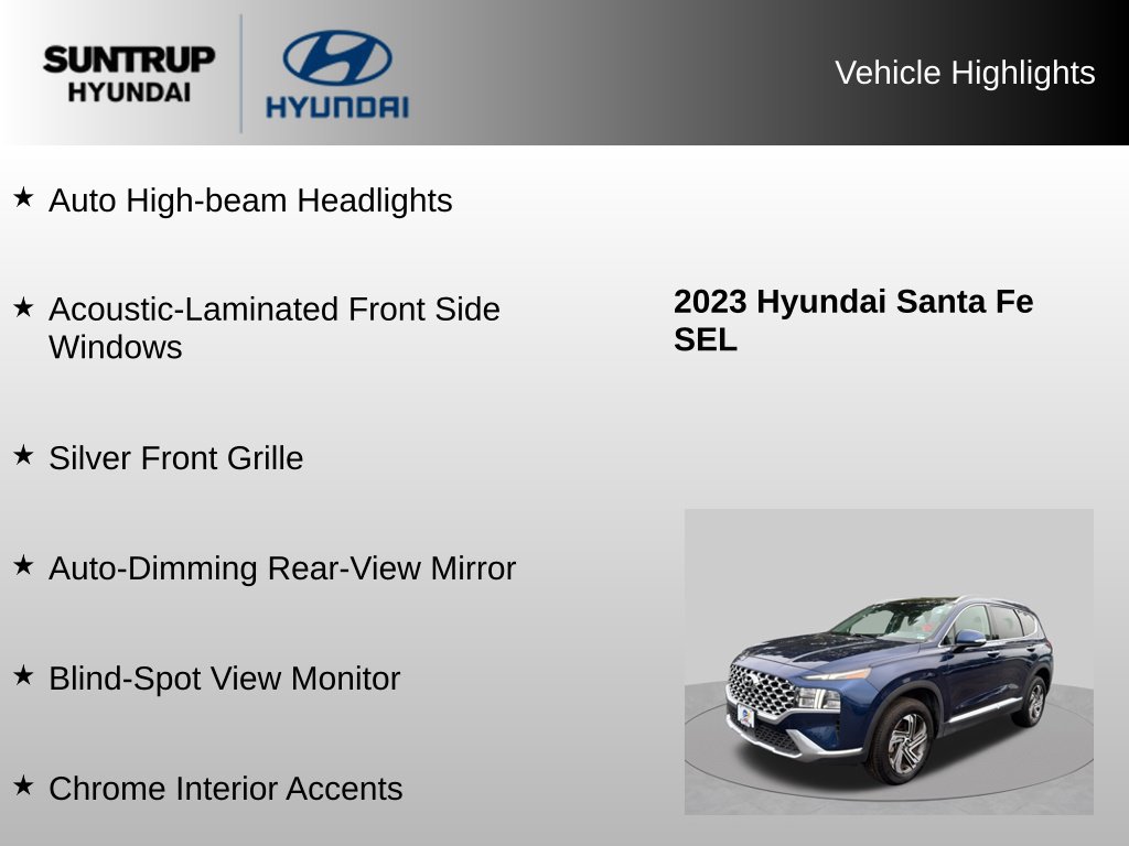 Used 2023 Hyundai Santa Fe SEL w/ Premium Package AWD/4WD image 23