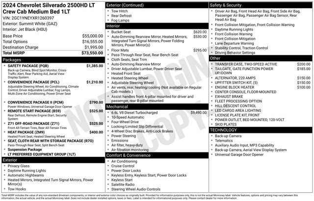 Used 2024 Chevrolet Silverado 2500 LT w/ Safety Package AWD/4WD image 3