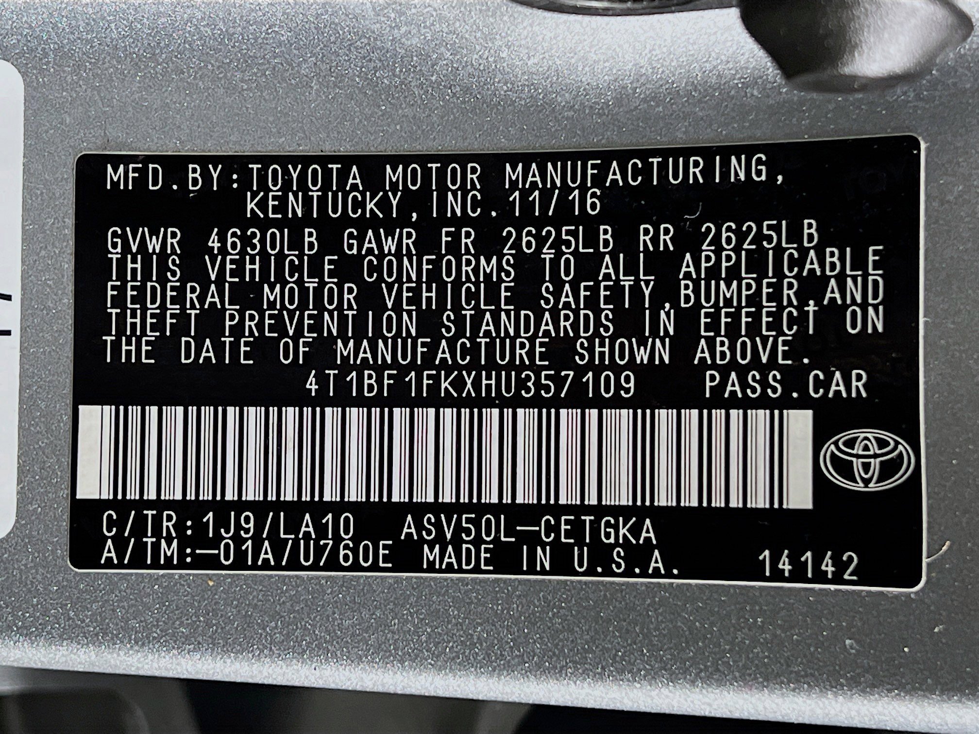 Used 2017 Toyota Camry XLE FWD image 26