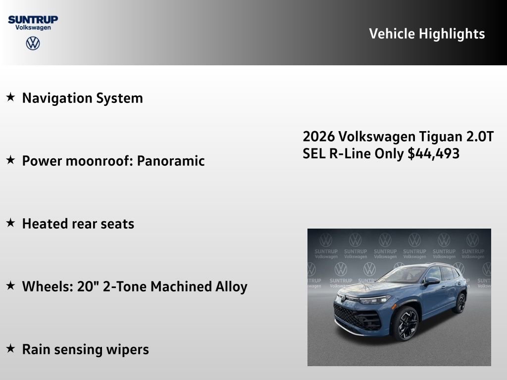 New 2026 Volkswagen Tiguan SEL R-Line image 7