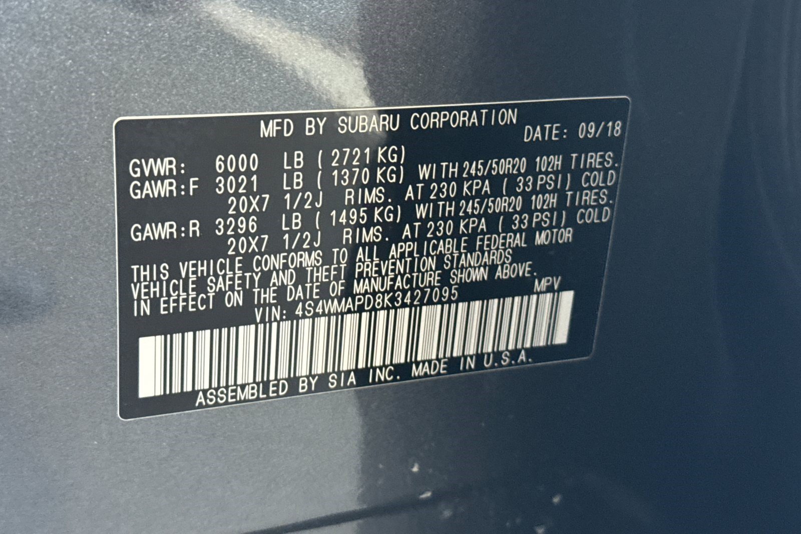 Used 2019 Subaru Ascent Limited AWD/4WD image 28