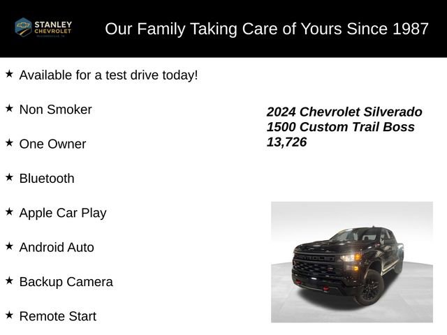 Used 2024 Chevrolet Silverado 1500 Custom Trail Boss image 9