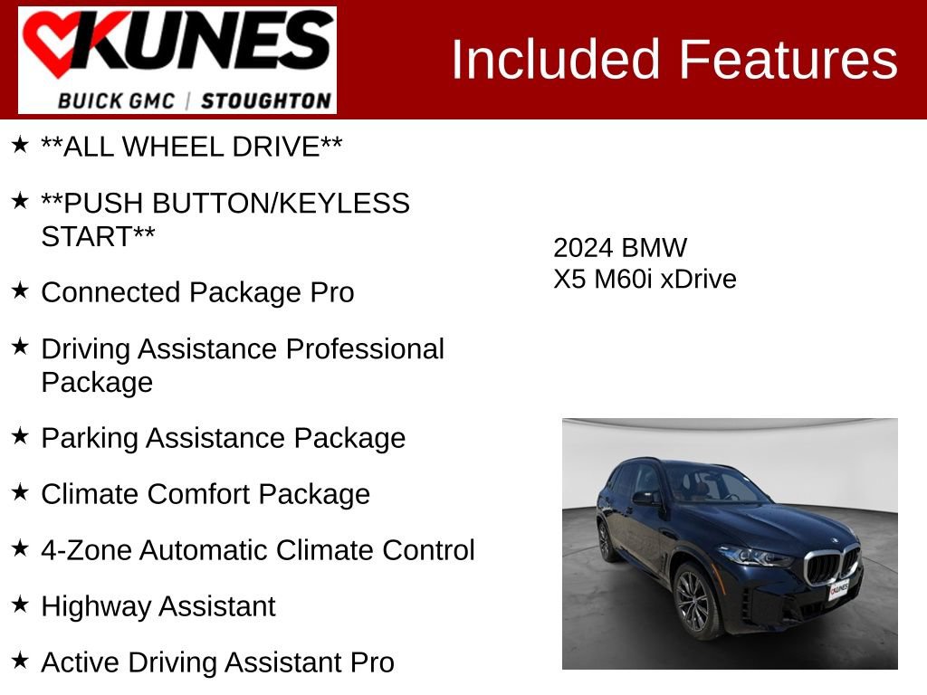 Used 2024 BMW X5 M60i AWD/4WD image 3
