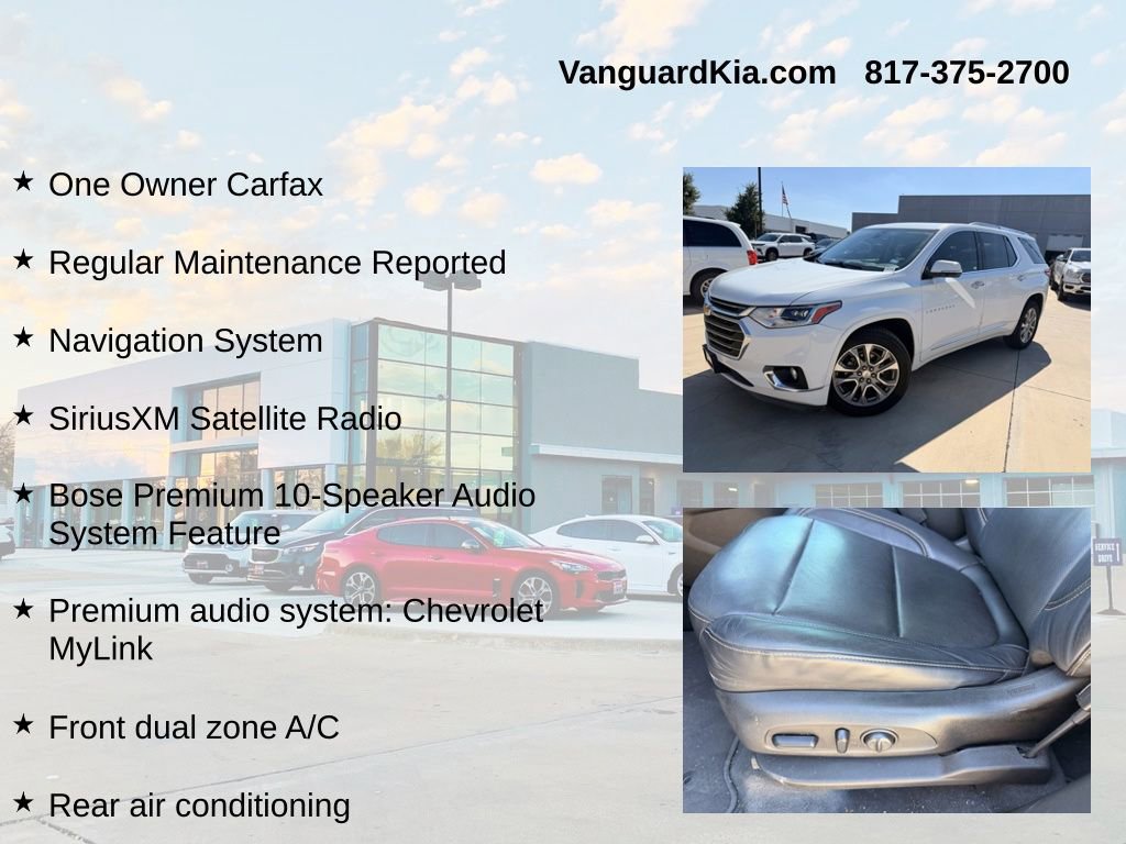 Used 2018 Chevrolet Traverse Premier w/ Driver Confidence II Package FWD image 6