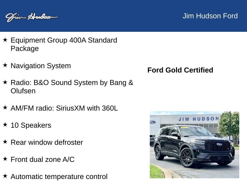 Certified 2025 Ford Explorer ST RWD image 12