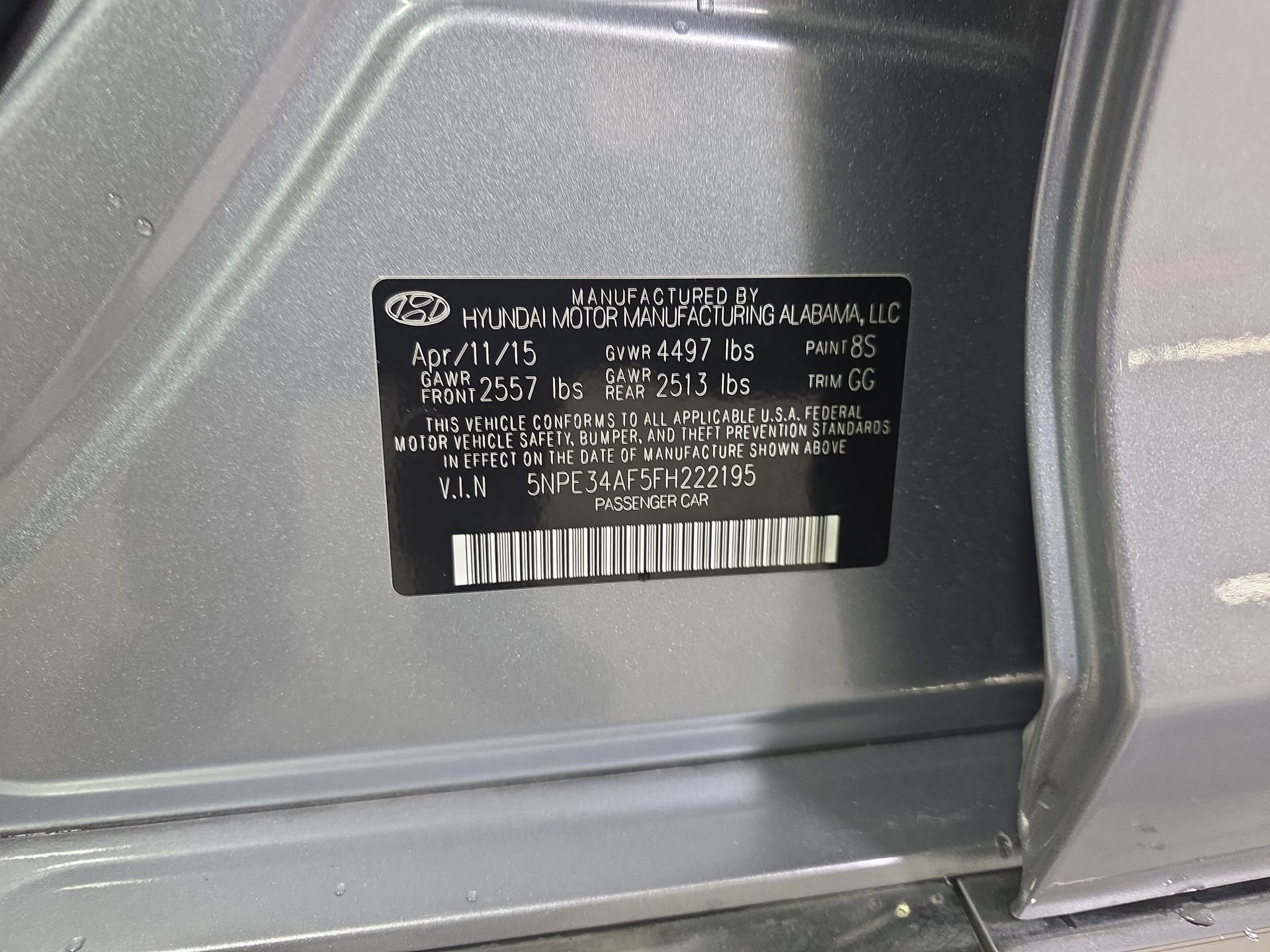 Used 2015 Hyundai Sonata Sport w/ Option Group 03 image 34