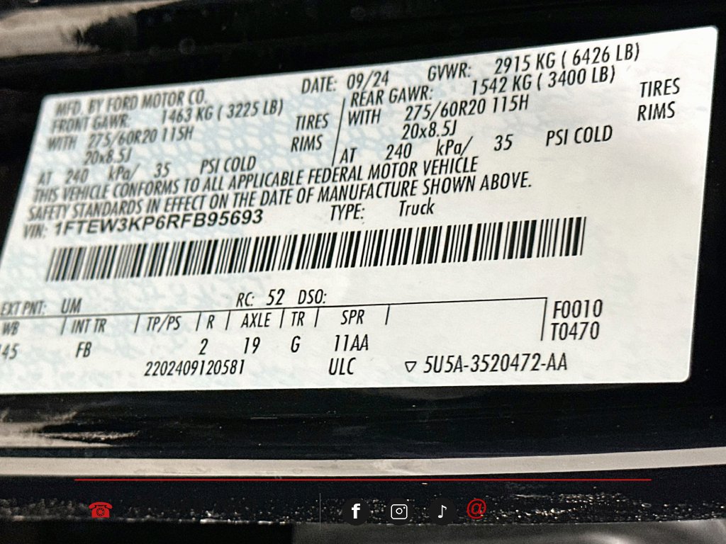 Used 2024 Ford F150 XLT w/ Equipment Group 302A MID RWD image 31