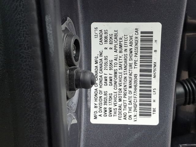 Used 2017 Honda Civic EX-L image 28