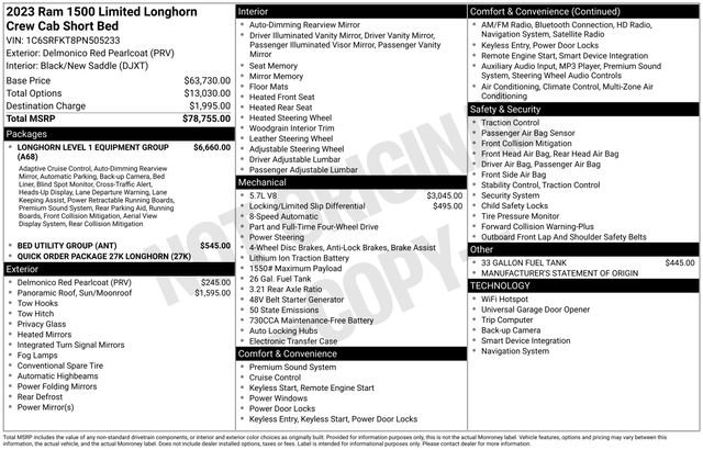 Used 2023 RAM 1500 Limited image 40