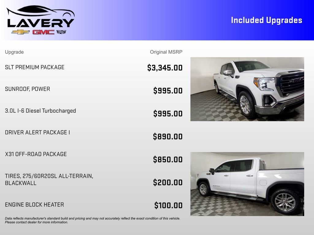 Certified 2022 GMC Sierra 1500 SLT w/ SLT Premium Package image 7