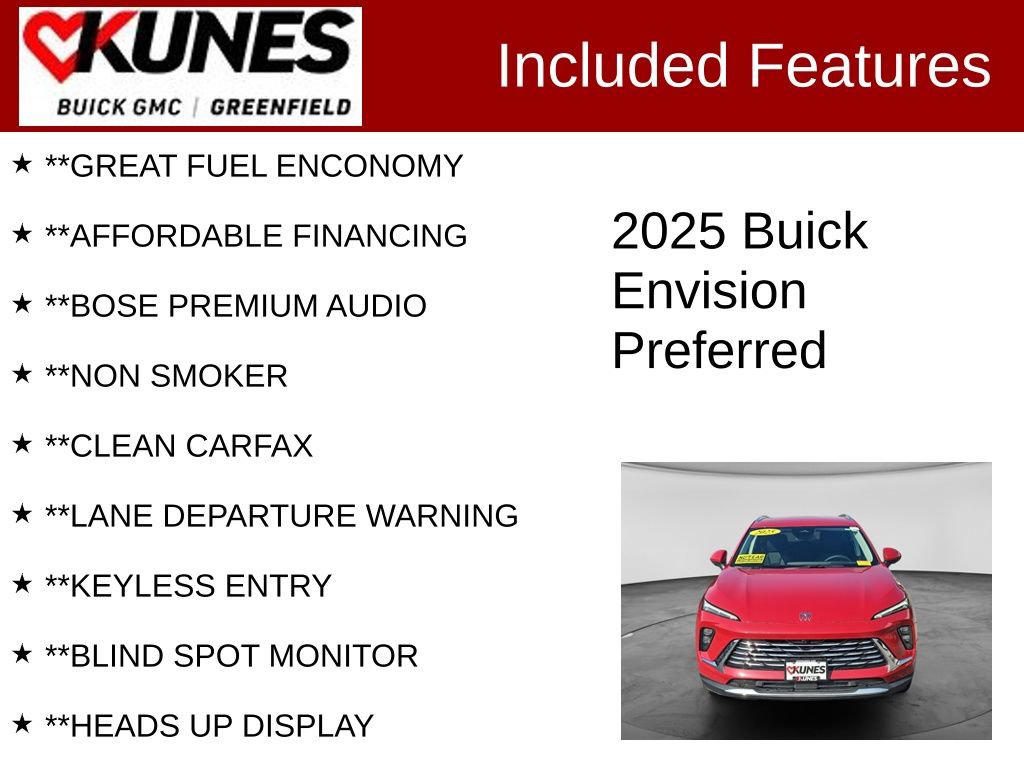 Used 2025 Buick Envision Preferred AWD/4WD image 3