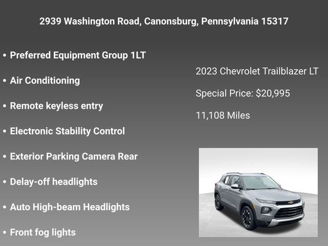 Certified 2023 Chevrolet TrailBlazer LT FWD image 5