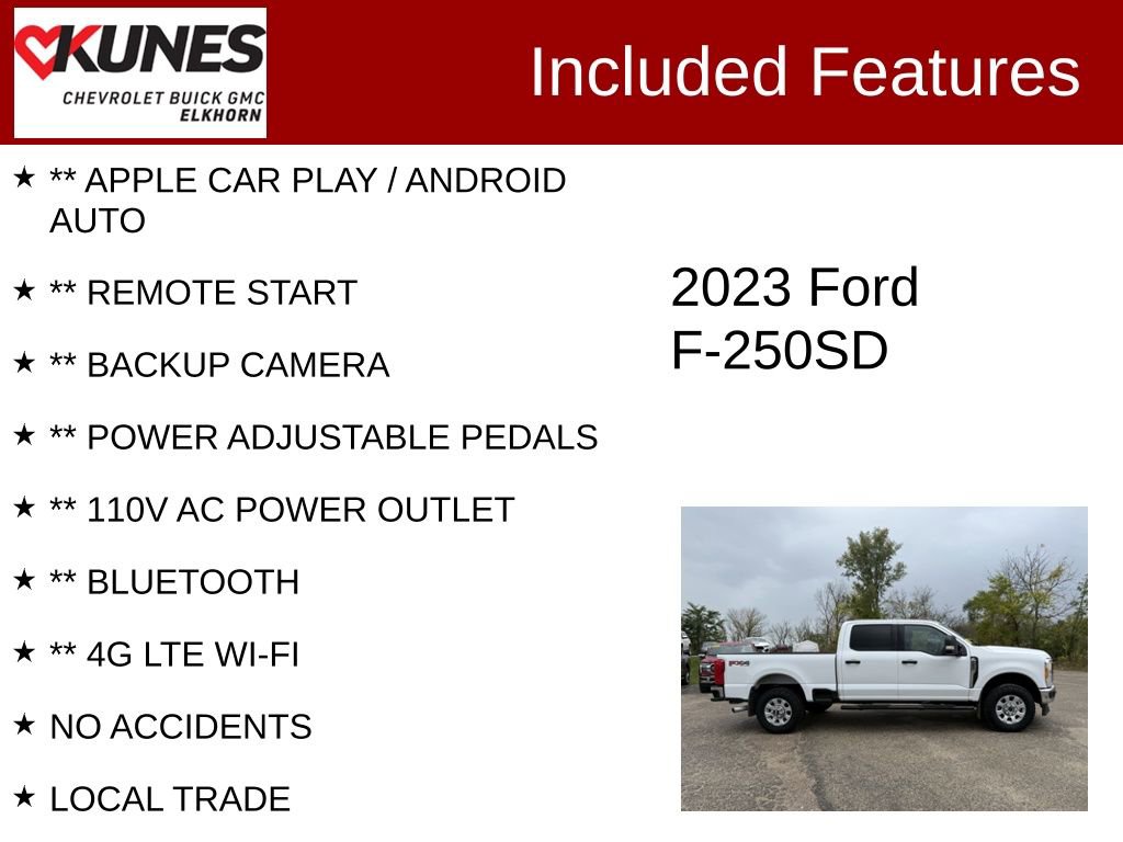 Used 2023 Ford F250 XLT w/ FX4 Off-Road Package image 2