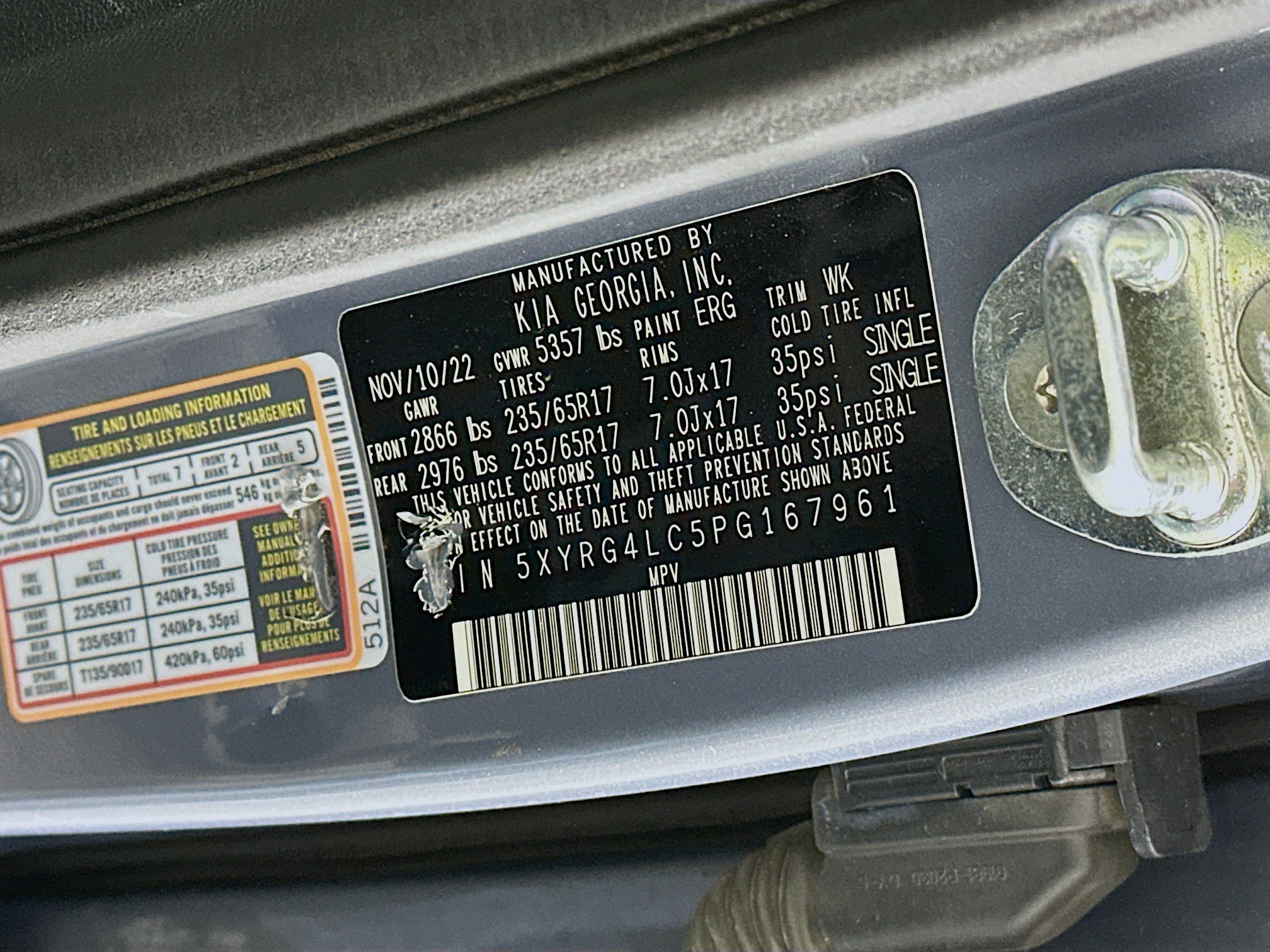 Used 2023 Kia Sorento LX image 12