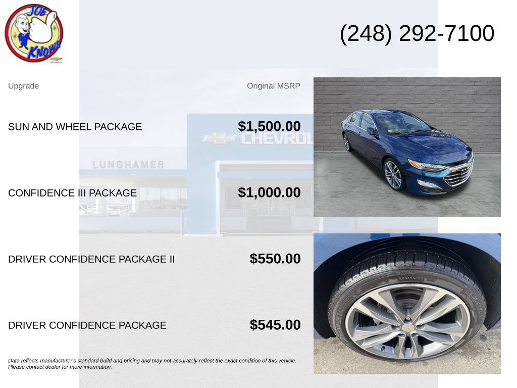 Used 2019 Chevrolet Malibu Premier w/ Sun and Wheel Package FWD image 5