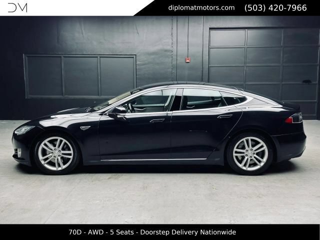 Used 2015 Tesla Model S 70D AWD/4WD image 4