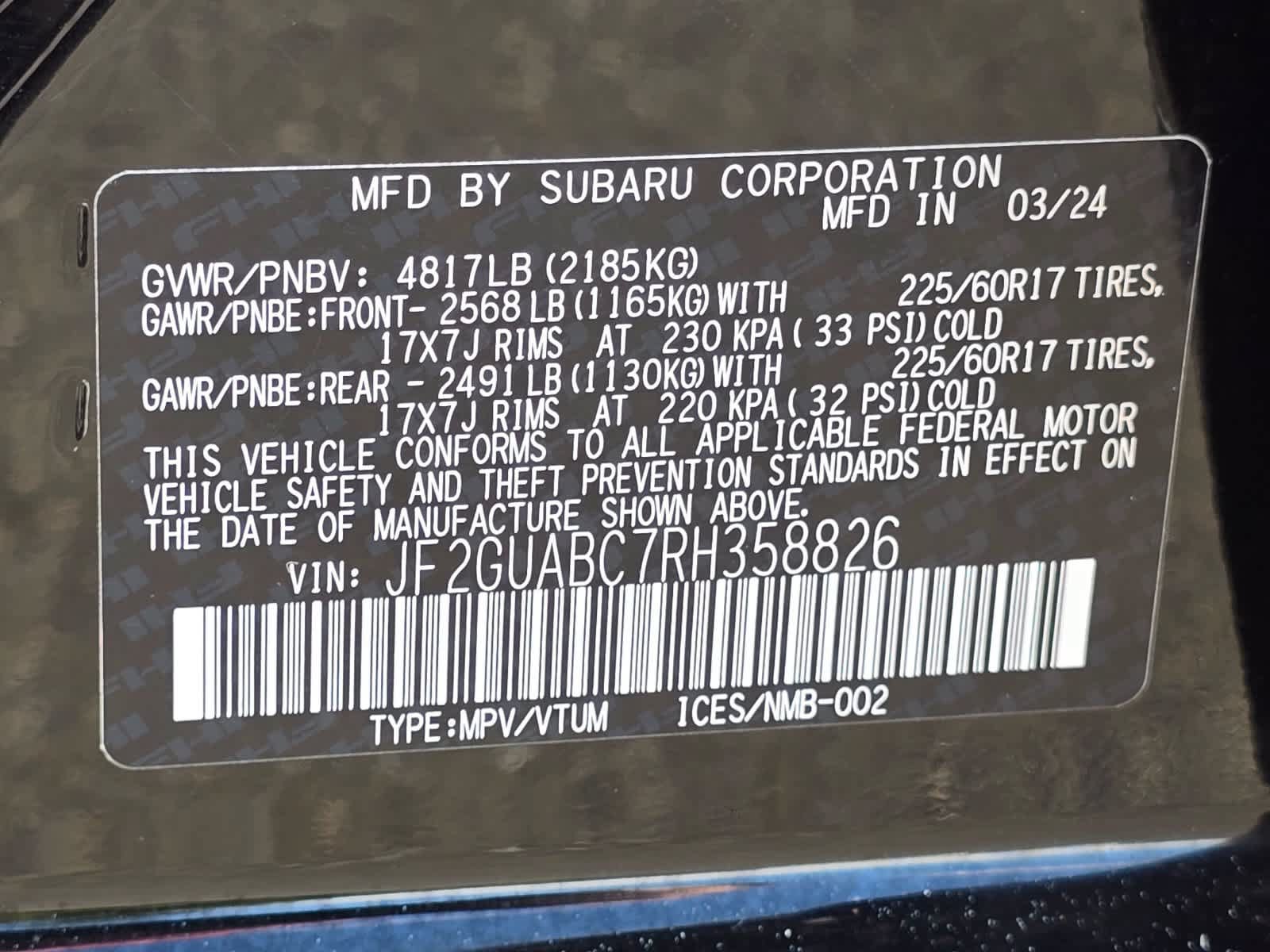 Used 2024 Subaru Crosstrek 2.0i AWD/4WD image 29