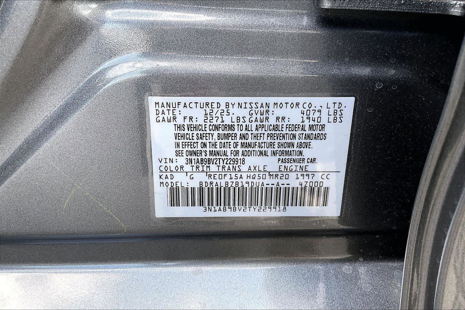 New 2026 Nissan Sentra S w/ S Cold Weather Package FWD image 14