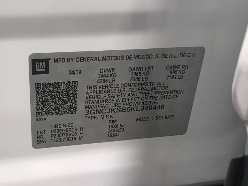 Used 2019 Chevrolet Trax LS w/ Tint and Cruise Package FWD image 38