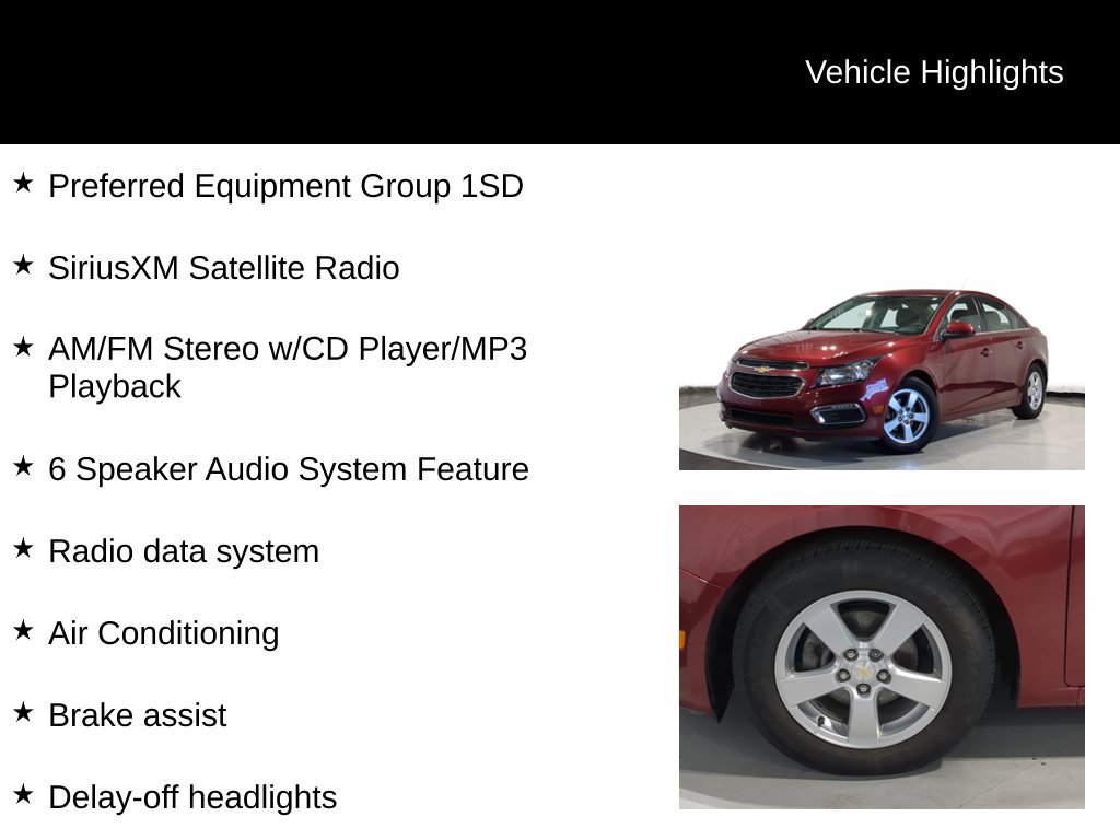 Used 2016 Chevrolet Cruze LT FWD image 7