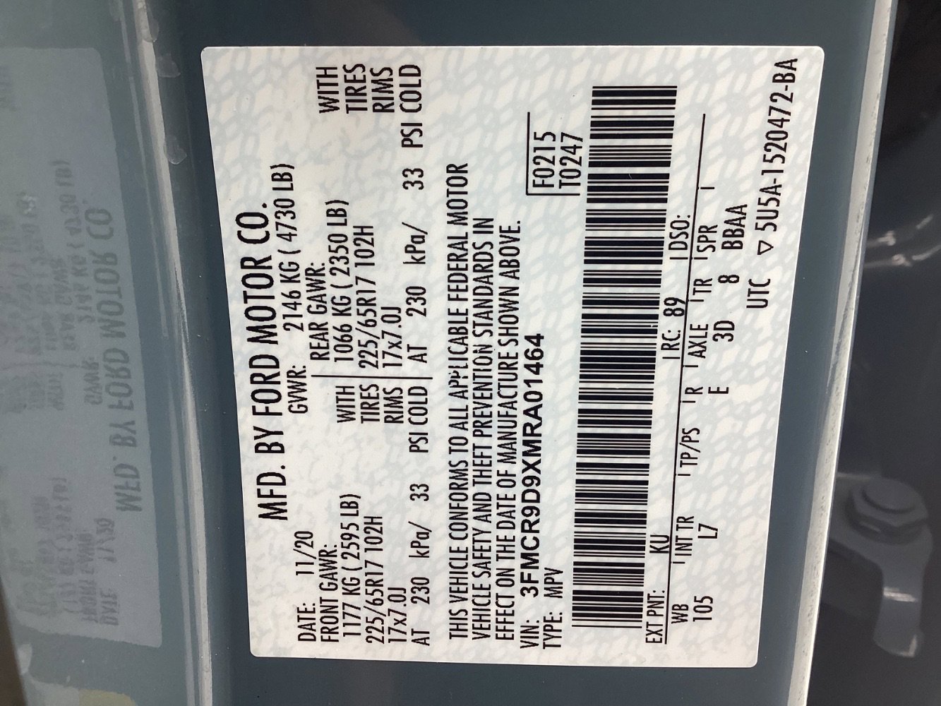 Used 2021 Ford Bronco Sport Badlands image 49