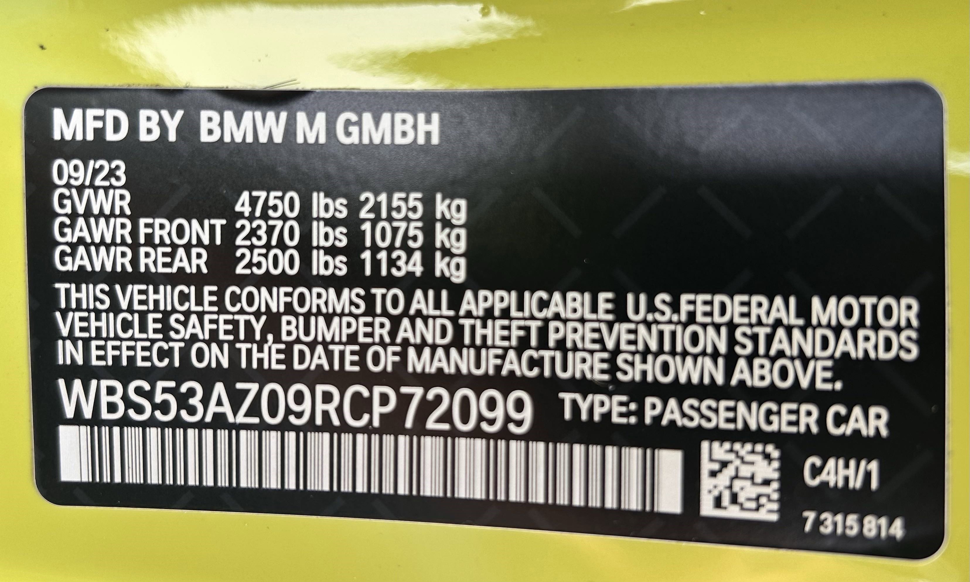 Used 2024 BMW M4 Coupe w/ M Carbon Exterior Package image 33