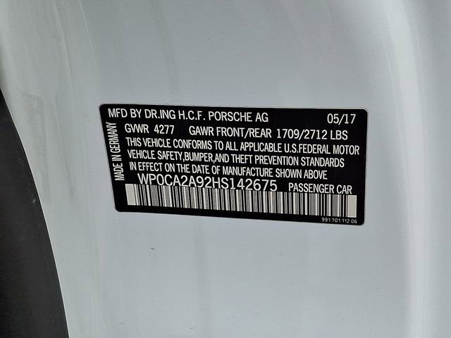 Certified 2017 Porsche 911 Carrera RWD image 30