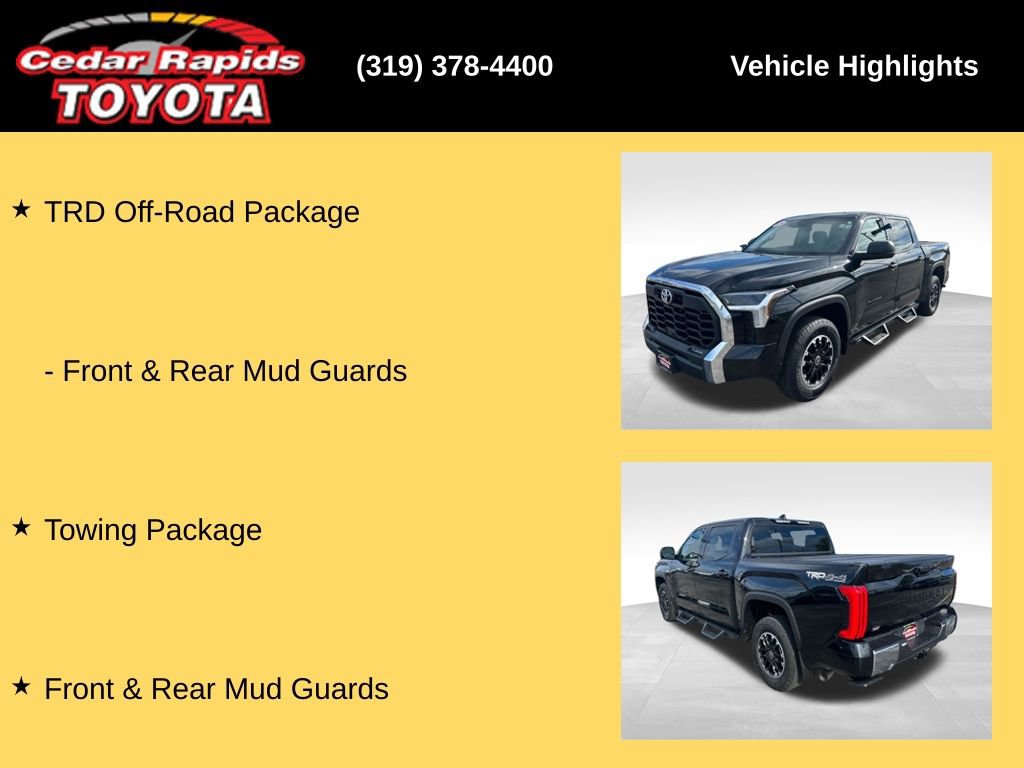 Used 2024 Toyota Tundra SR5 w/ TRD Off-Road Package AWD/4WD image 22