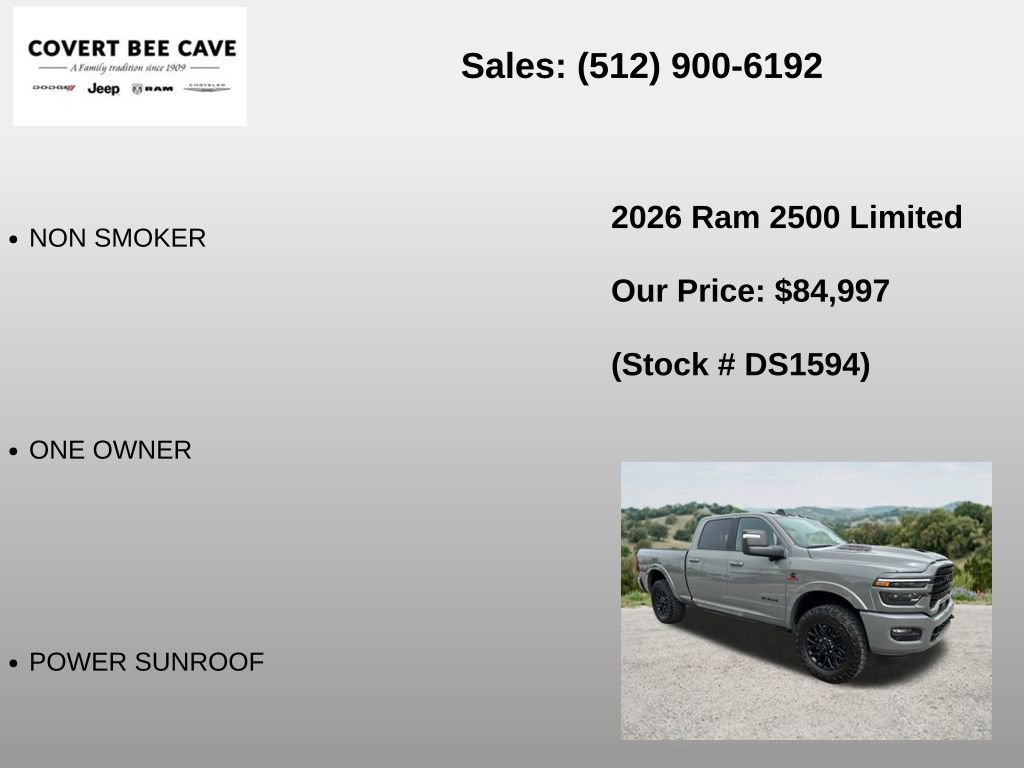 Used 2026 RAM 2500 Limited AWD/4WD image 12