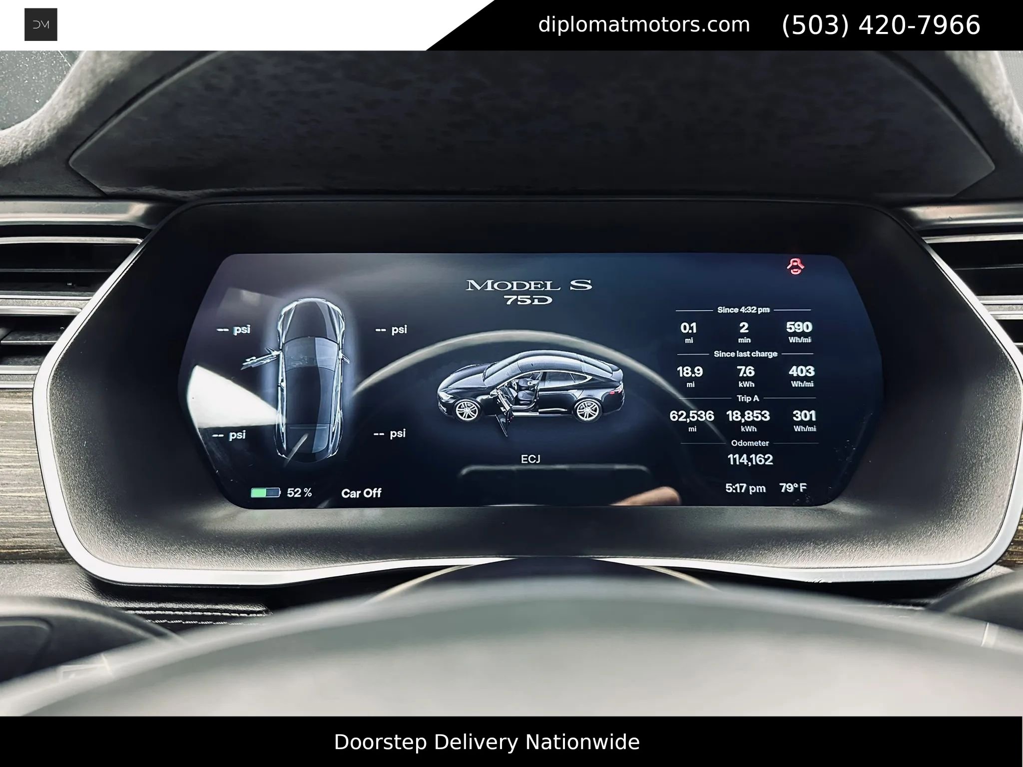Used 2015 Tesla Model S 70D AWD/4WD image 31