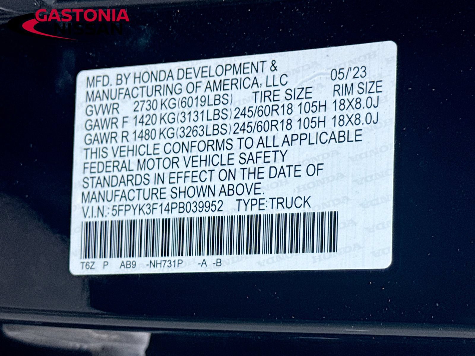 Used 2023 Honda Ridgeline Sport image 40