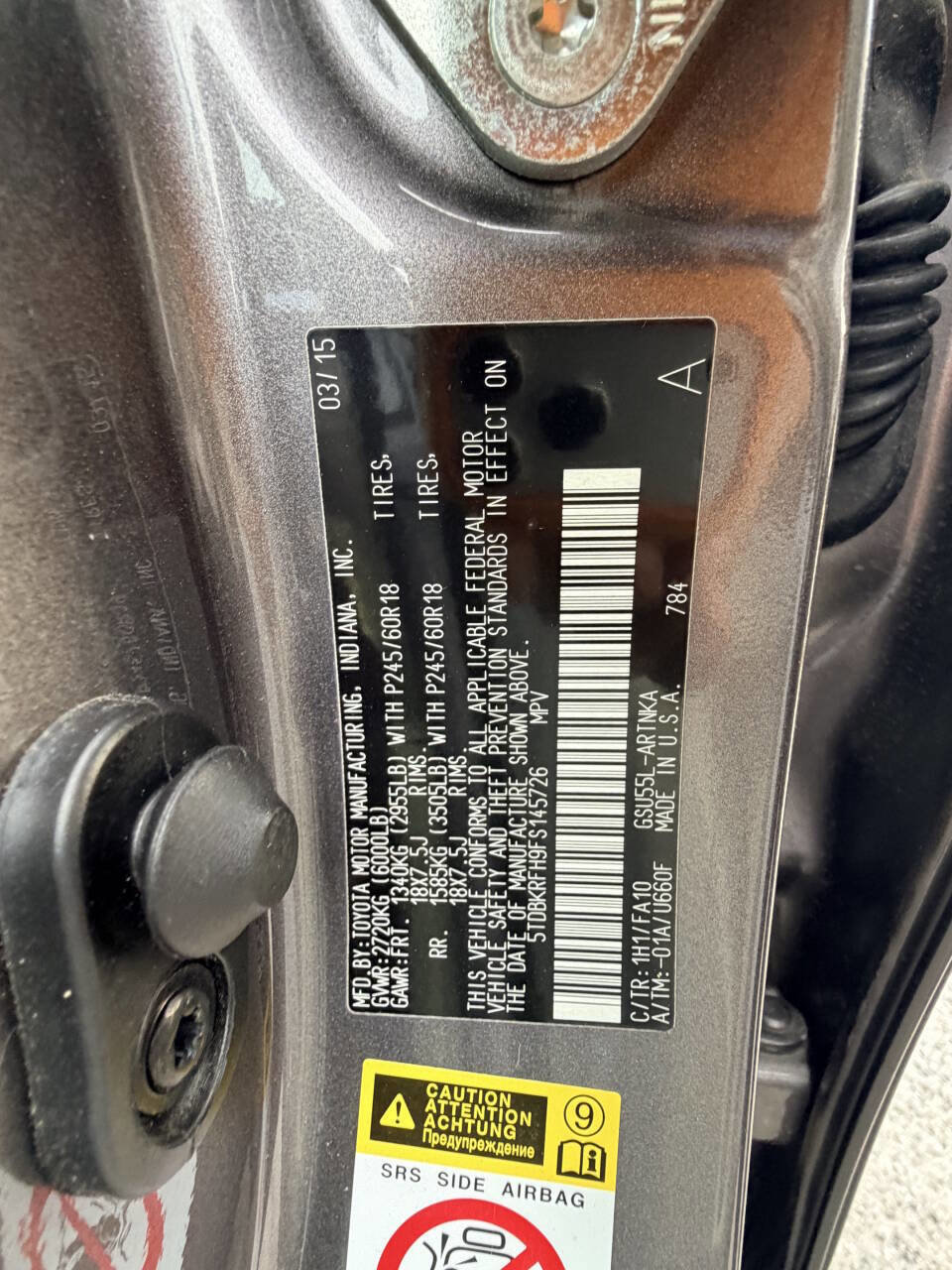 Used 2015 Toyota Highlander Plus AWD/4WD image 8