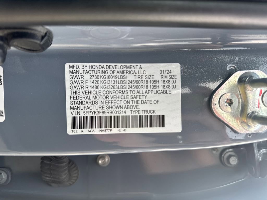 Used 2024 Honda Ridgeline Black Edition image 35