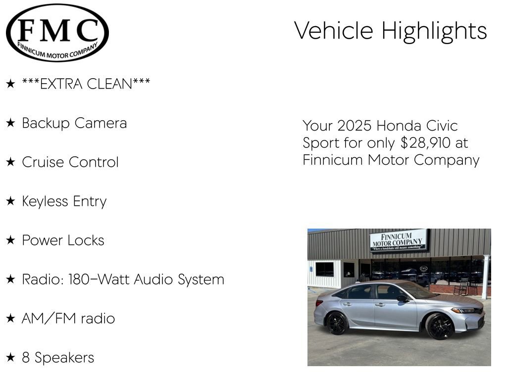 Used 2025 Honda Civic Sport image 5