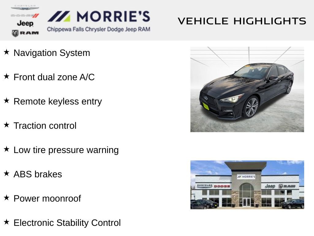 Used 2019 INFINITI Q50 Signature Edition image 3