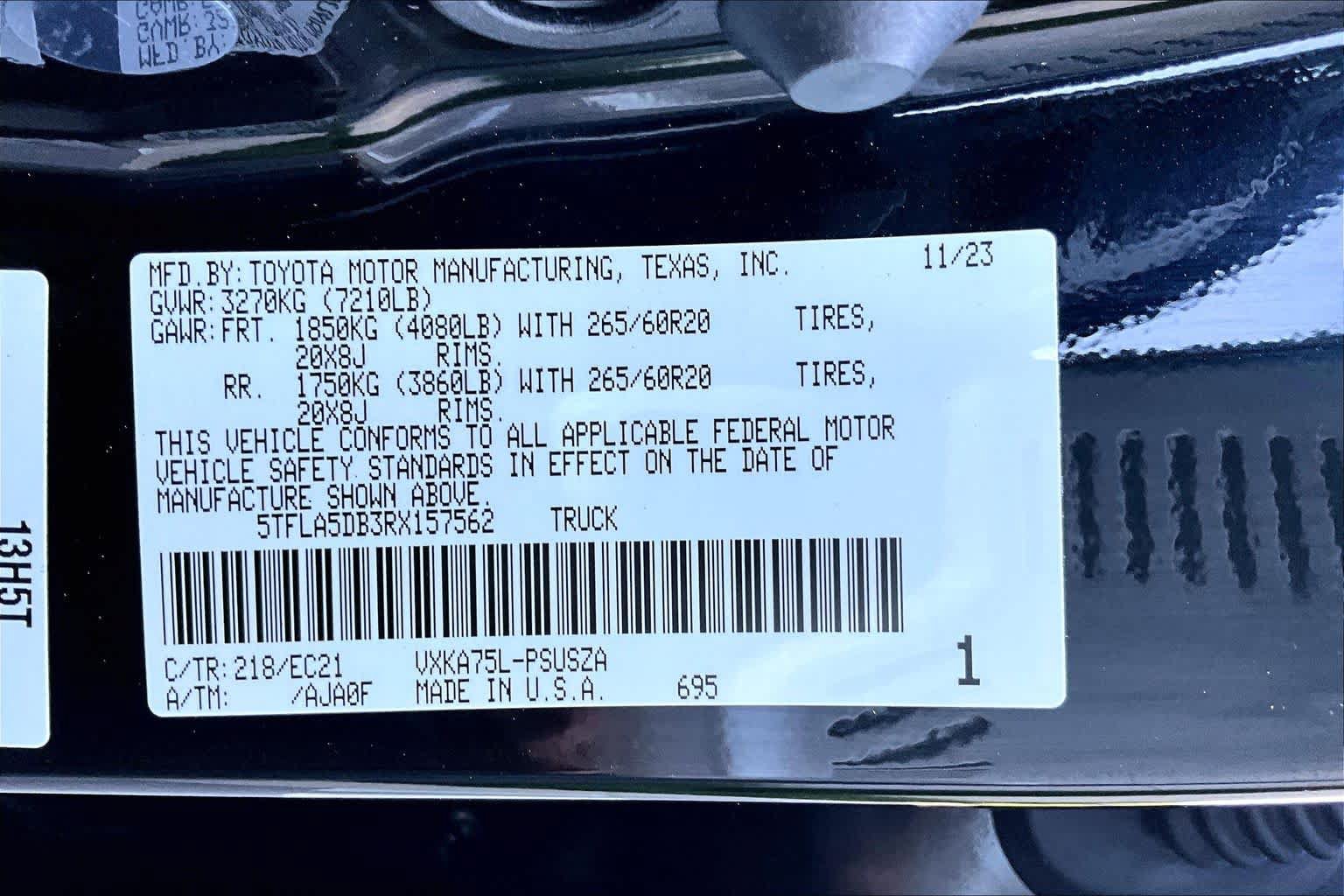 Used 2024 Toyota Tundra SR5 w/ TRD Sport Premium Package AWD/4WD image 37