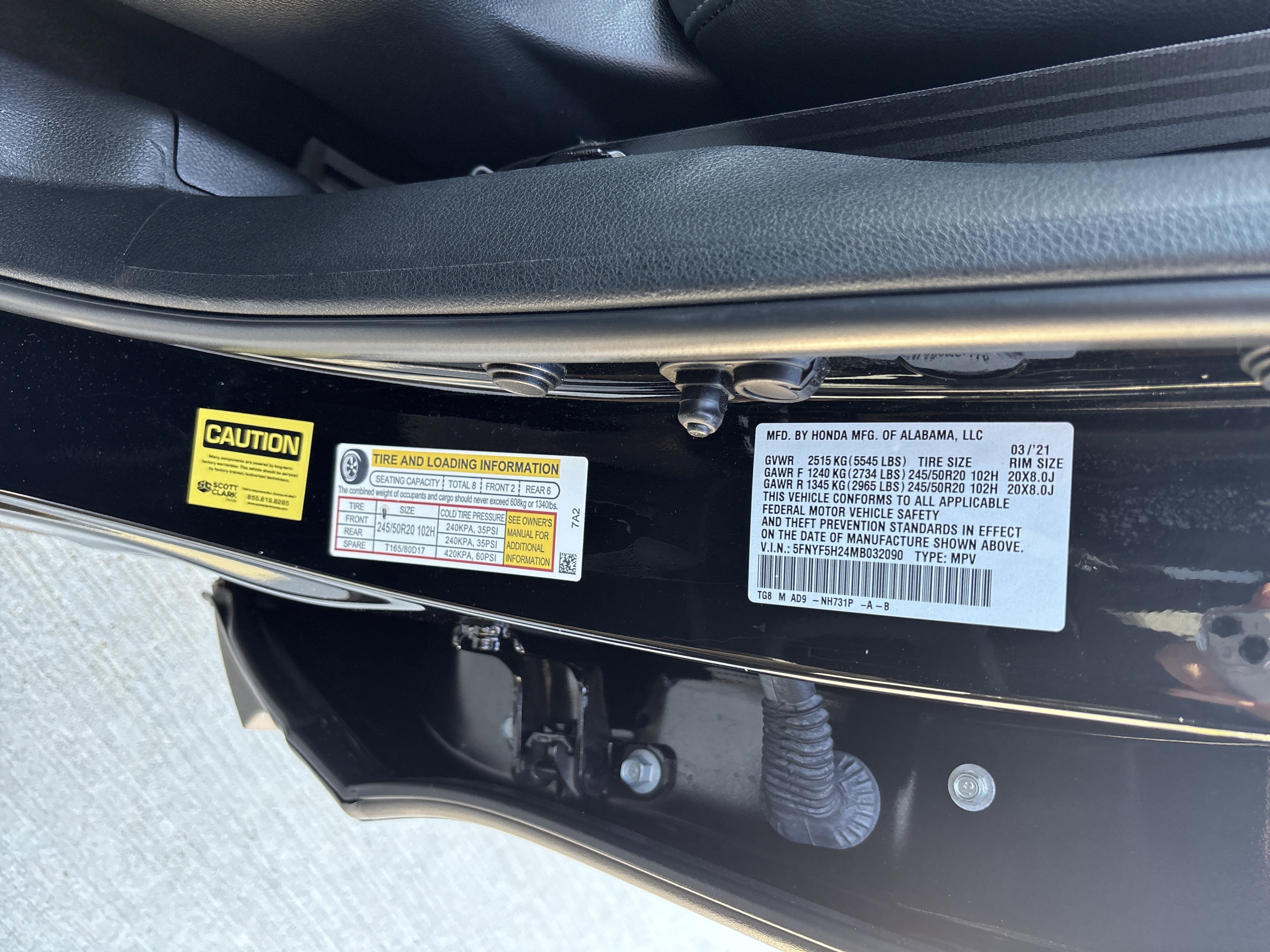 Used 2021 Honda Pilot Special Edition image 37