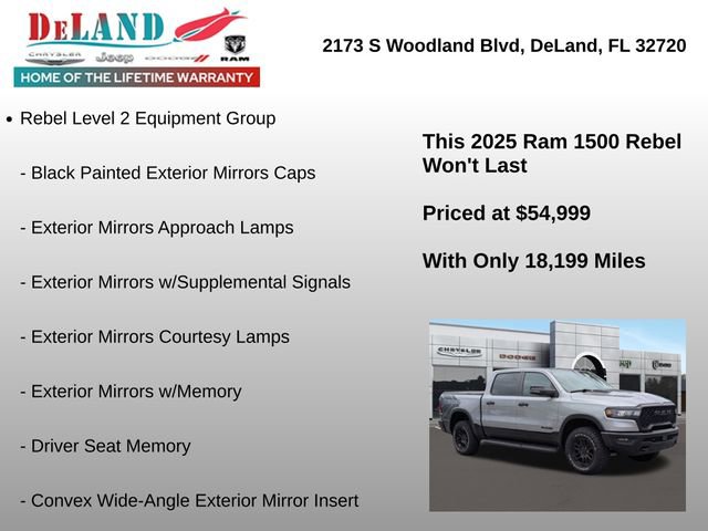 Used 2025 RAM 1500 Rebel w/ Rebel Level 2 Equipment Group AWD/4WD image 18