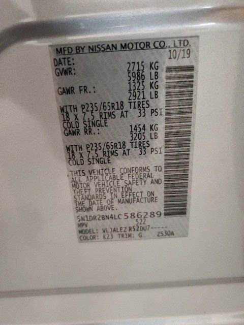 Used 2020 Nissan Pathfinder SV image 31