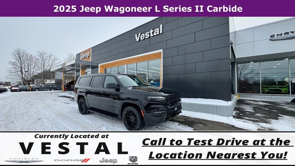 New 2025 Jeep Wagoneer L Series II w/ HD Trailer Tow Package w/25F