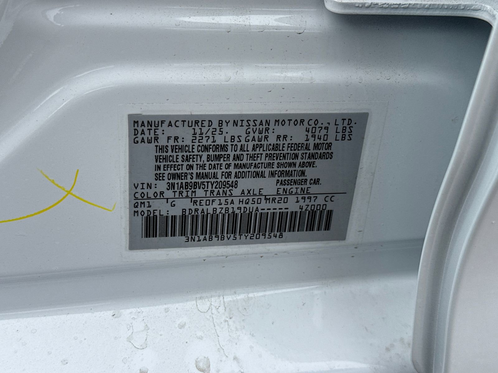 New 2026 Nissan Sentra S w/ Floor Mat Package image 32