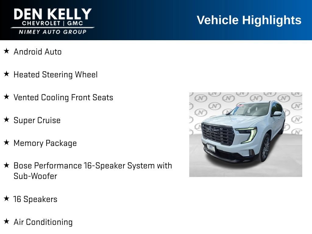 Certified 2026 GMC Acadia Denali Ultimate AWD/4WD image 10