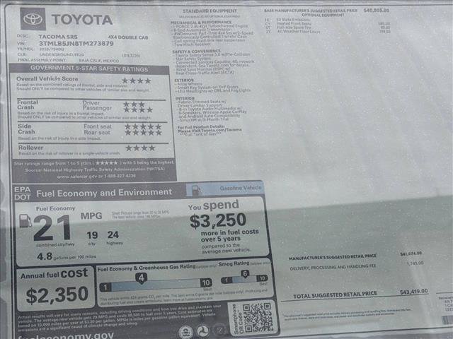 New 2026 Toyota Tacoma SR5 AWD/4WD image 23